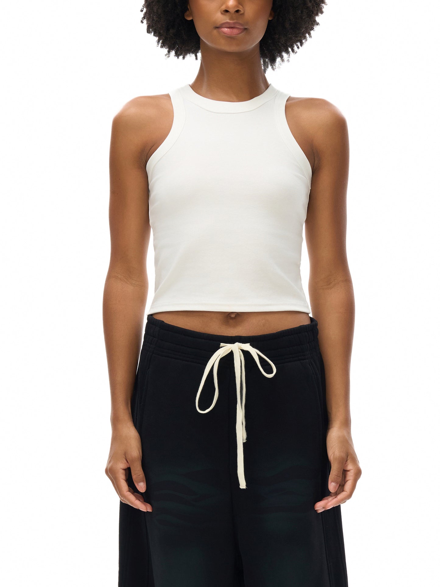 Sans Alc White Muscle Tank