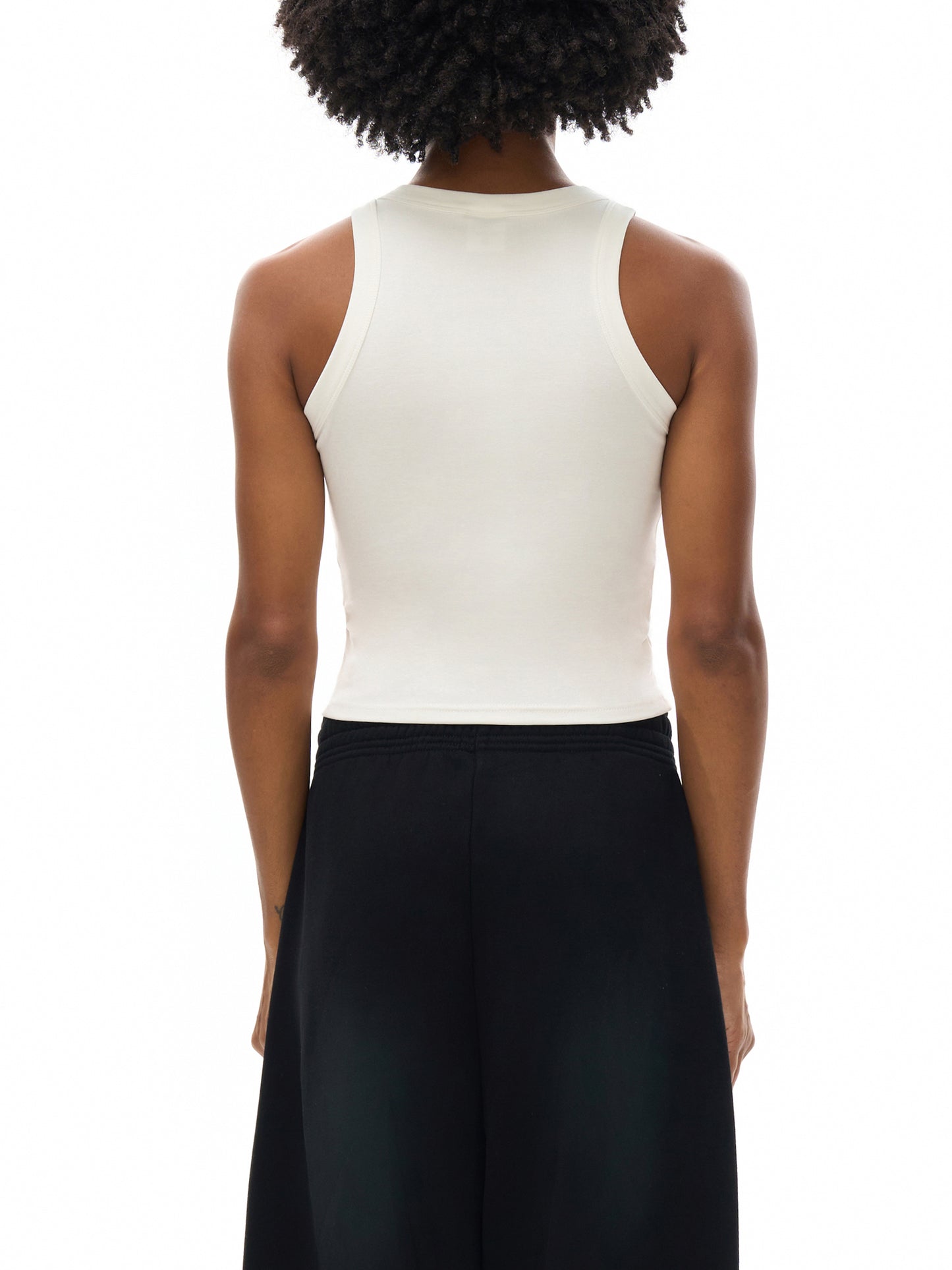 Sans Alc White Muscle Tank